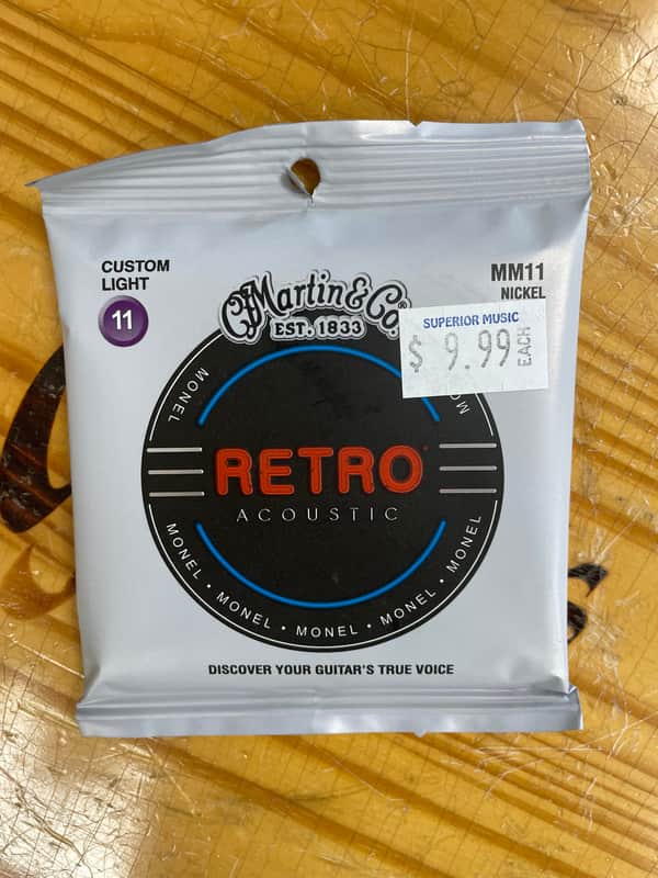 Martin Nickel •Acoustic Guitar Strings MM11 image 1