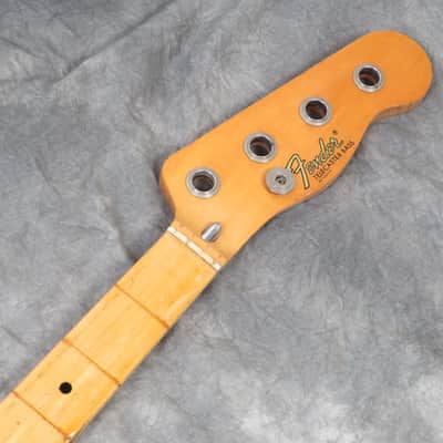 Fender Telecaster Bass Neck 1972 Natural ~ Vintage Fretless Bass Neck ~Vintage Parts image 4