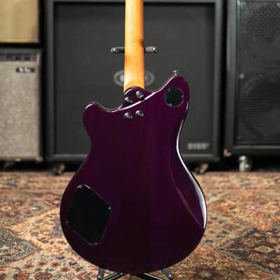 EVH SA-126 Special Quilted Maple Semi-Hollow Electric Guitar - Transparent Purple with Hardshell Case image 8