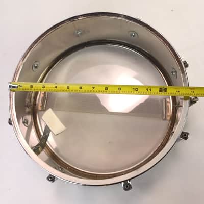 Premier 5x14"Snare Drum Chrome Steel Model 1005 8Lug England Everplay Vintage70s image 13
