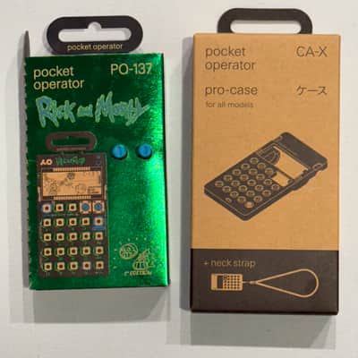 Teenage Engineering PO-137 Pocket Operator Rick & Morty Edition + CA-X case (black) image 1