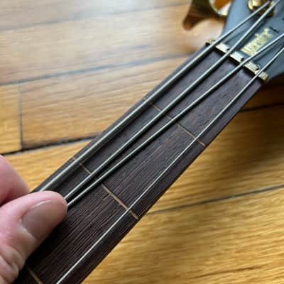 1997 Warwick Corvette “FNA” Fretless Conversion Electric Bass w/ Original Warwick Gigbag image 5