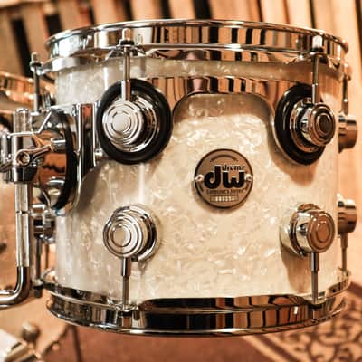 DW Collector's Ultra White Marine Drum Set - 20,10,12,14 - SO#1193535 image 4