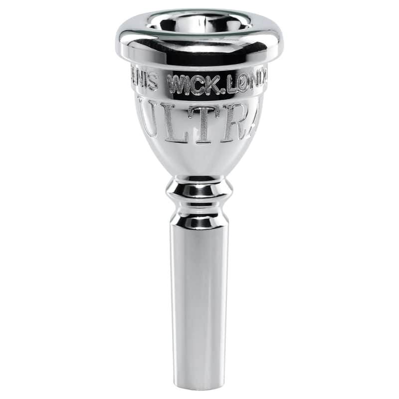 Denis Wick Ultra Cornet Mouthpiece Silver Plated, 5281U-3C - V-Type Backbore for Balanced Airflow & Tone, Ideal for Brass Band and Solo Performances, 0.66 x 0.21 x 0.15 Inches image 1