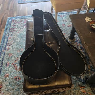 Vintage 1960s Chipboard Banjo Case image 5