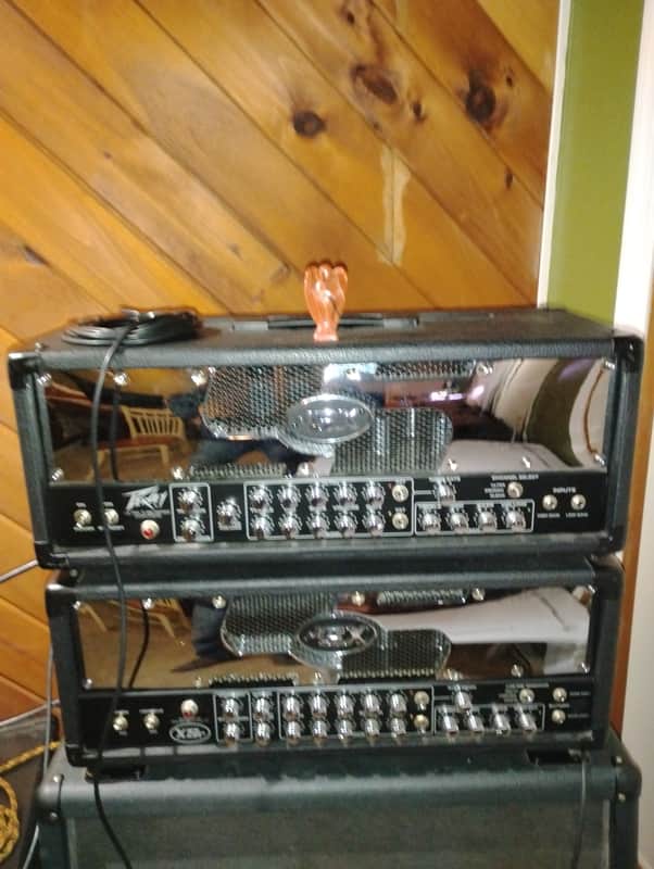Peavey Jsx 120watt head with FS 2006ish - Chrome/black image 1