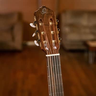 Ortega RCE159MN Performer Series Solid Cedar Top Mahogany Neck Cutaway Nylon 6-String Classical Acoustic-Electric Guitar w/Gig Bag image 18