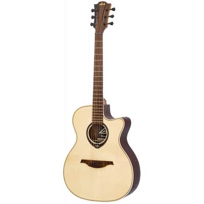 Lag T218ACE Auditorium Cutaway Acoustic-Electric, Natural. New with Full Warranty! image 4