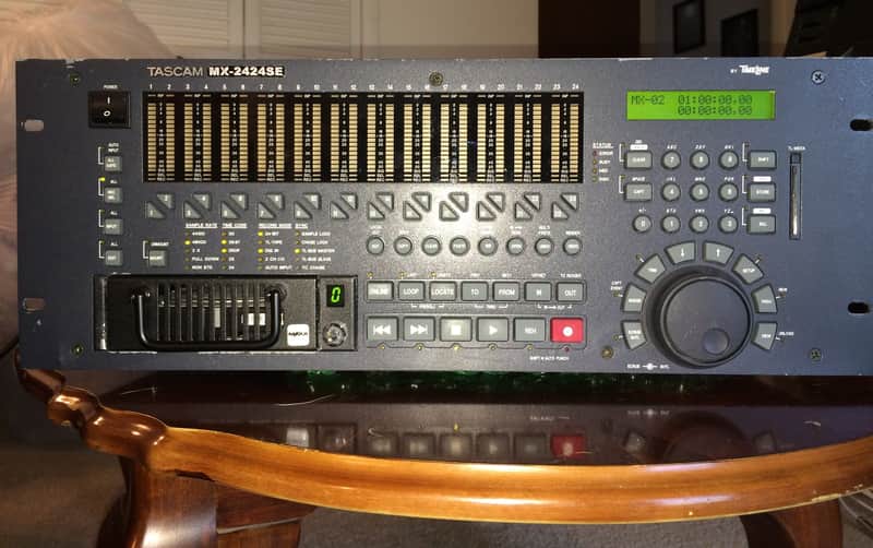 Tascam MX-2424 SE HD recorder / converter analog and adat cards image 1