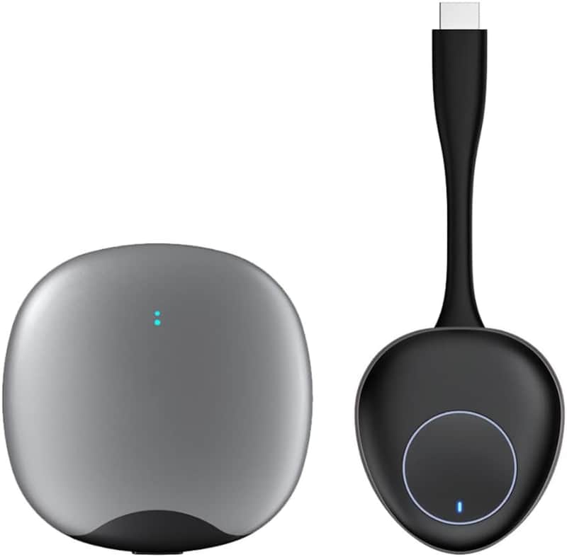 4K UHD Wireless HDMI Transmitter Receiver for Screen Mirroring Laptop/PC/Phone to TV/Projector/Monitor. 30m Range, No Wi-Fi Required, Plug & Play. Compatible with HDMI, Microsoft Teams, Zoom, Webex image 1
