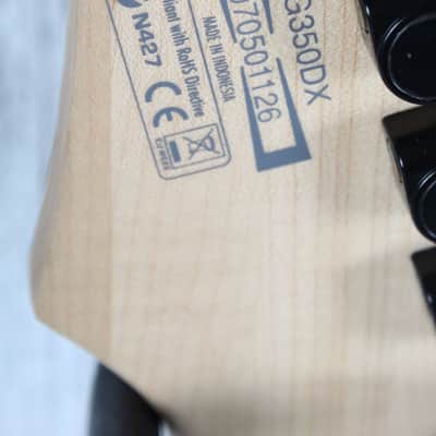 Ibanez RG Series RG350DX Solid Body Electric Guitar White Finish image 13