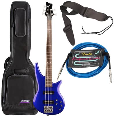 Jackson JS Series Spectra JS3 V 5-String Bass Guitar, Gig Bag, Guitar Cable & Strap image 1