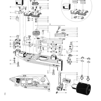 Original Revox A77 4-Track Headblock Assembly Rec/Play image 10
