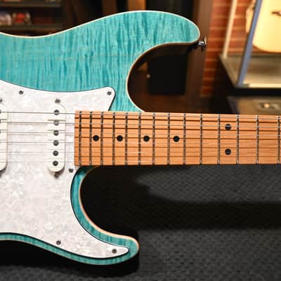 Suhr Standard Plus Roasted Maple - Bahama Blue #0471 image 5