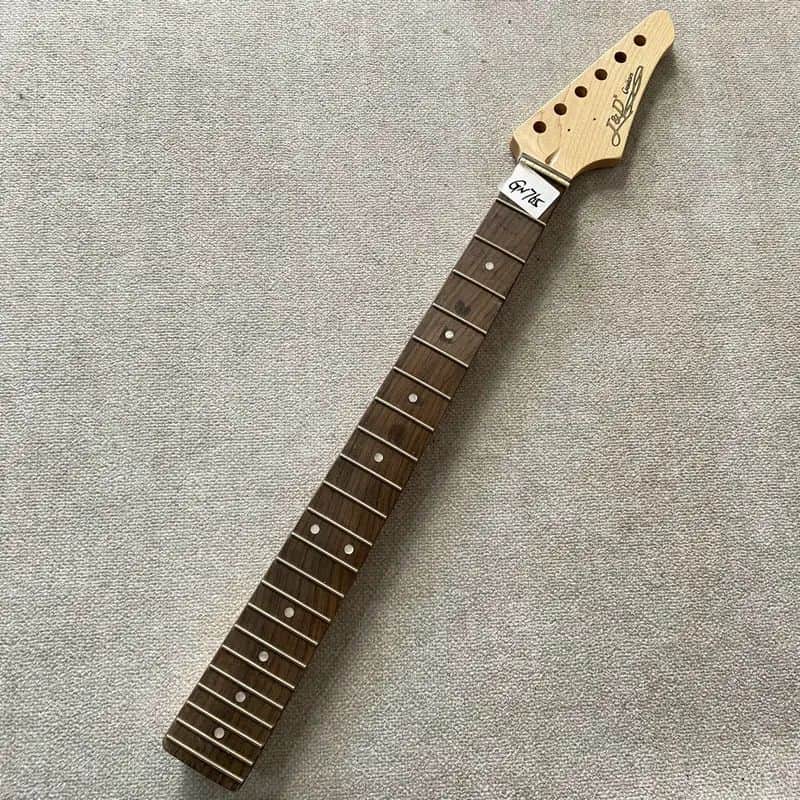 Maple Wood Guitar Neck, 22 Frets Rosewood Fingerboard image 1