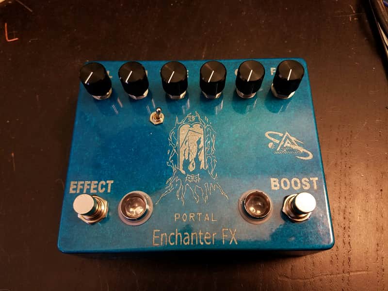 Enchanter FX  Portal Fuzz Deluxe 2017 Translucent Blue image 1