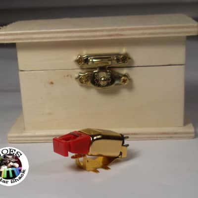 70's Empire 2000 E Turntable Phono Cartridge Like New w/ Screws + NOS New 70's Diamond S2000E Elliptical Red Fliptop Stylus Gorgeous Condition! image 4