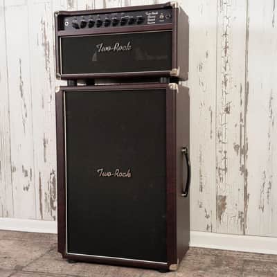 Two Rock Classic Reverb Signature 100 Watt Head and 2x12" Cab - Burgundy Tolex image 2