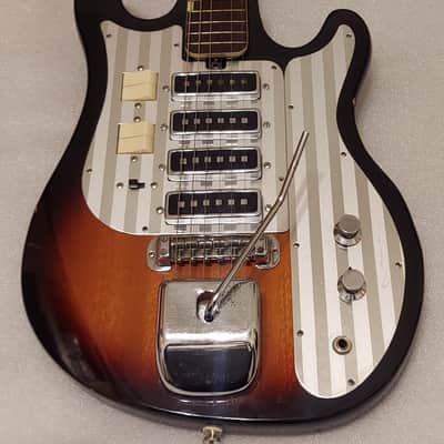 Vintage 1960's  Silvertone 4 Pickups Guitar image 5