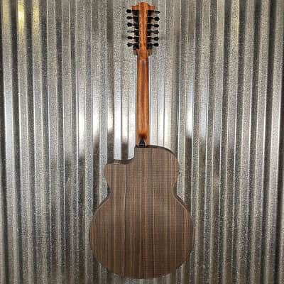LAG Guitars SAUVAGE-J12CE Natural Jumbo 12 String Acoustic Electric Guitar & Bag #1768 image 10