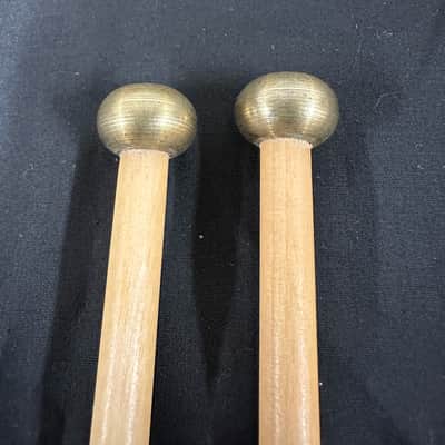 Mike Balter 9B, 5/8-Inch Brass Bell Mallets, Birch Handle - NEW #3 image 4