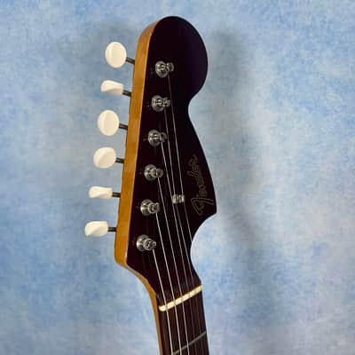 2004 Fender MG-73 Competition Mustang Old Candy Apple Red, CIJ image 8