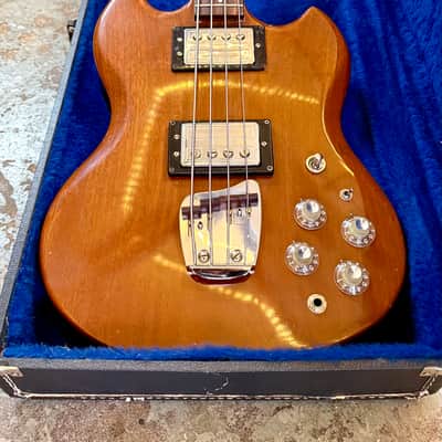 Guild JS-II Jet Star SG Bass 1970’s - Mahogany original vintage USA image 3