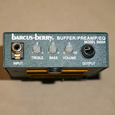 Barcus-Berry USA Model 3000A Buffer Preamp EQ Green image 5