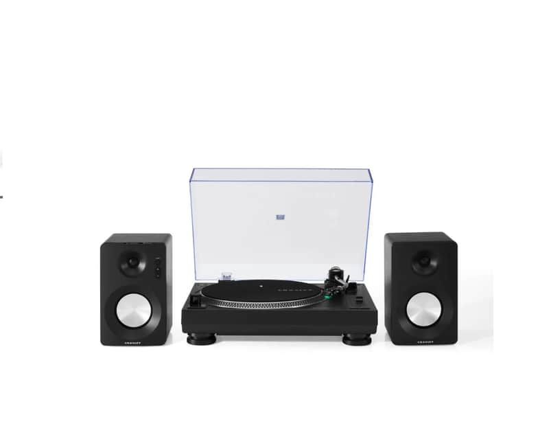 Crosley KT100BT-BK K-Series Bluetooth Turntable System - Black, NEW image 1