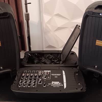 Monoprice Compact 130-Watt RMS 8-channel PA System with Two 10-inch Speakers USED ONCE image 4