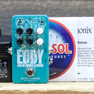 Electro-Harmonix Eddy Analog Vibrato & Chorus w/Expression Guitar Effect Pedal image 9
