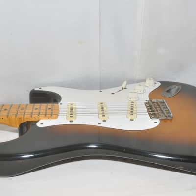 Fender Japan ST57(T)'57 Stratocaster 2-Tone Sunburst Electric Guitar Ref No 7481 image 9