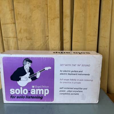 Royal Deluxe Solo Amp powered headphones for guitar 1970s image 3