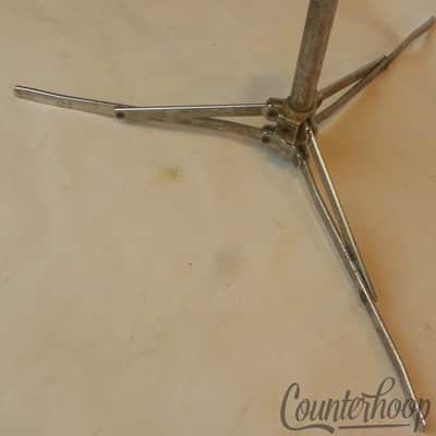 *Ludwig 1400 Tripod Base Cymbal Stand Part Buddy Rich Model USA Chrome Hardware* image 3