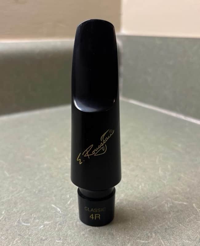 E. Rousseau 4R Hard Rubber Baritone Saxophone Mouthpiece image 1
