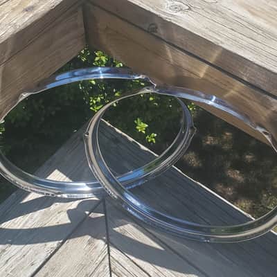 Slingerland COS Drum Rims Lot 1970s image 3
