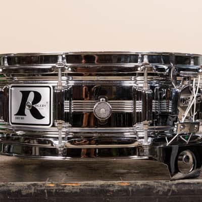 Vintage Rogers 5x14 Big R Dynasonic Snare Drum image 2
