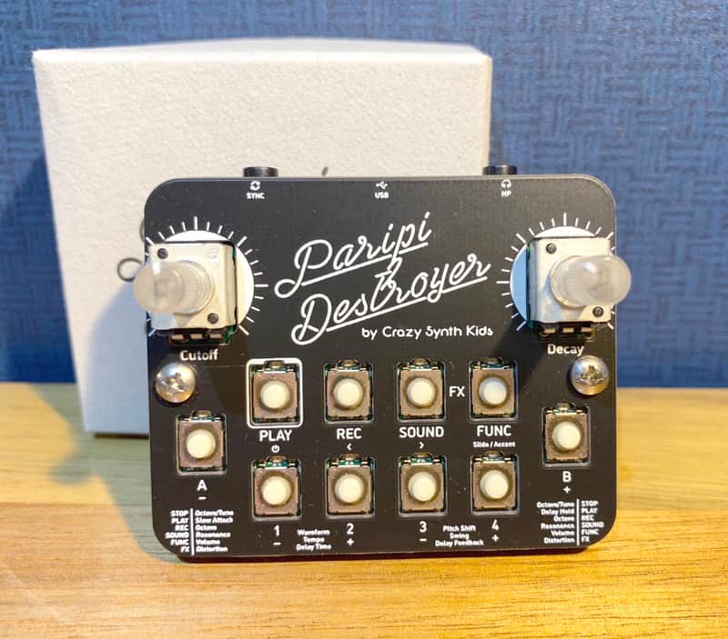 Very Rare!] DigiLog Paripi Destroyer Nano Acid Bass Machine From