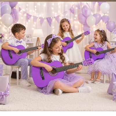 🎸Kids/Children/Junior/Travel 30 Inch Acoustic Guitar +Soft Case/Gig Bag +Tuner +Strap +Picks!🎸 image 9