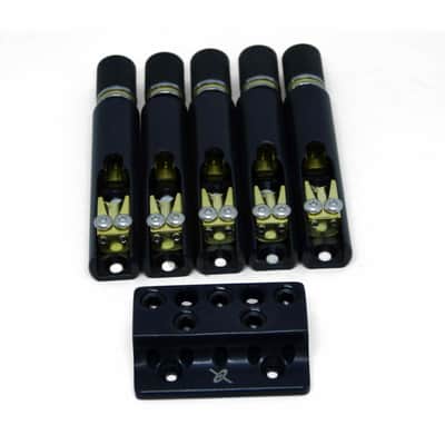 Nova Guitar Parts Single String Headless Bass Bridge-6 / Brass image 16