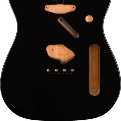 Fender Classic Series 60's Telecaster SS Alder Body Vintage Bridge Mount Black image 1
