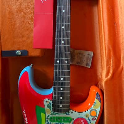 Fender Artist Series George Harrison Rocky Stratocaster 2022 - Sonic Blue / Custom Art image 21