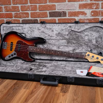 Fender American Pro Jazz Bass 3-Tone Sunburst 2018 w/OHSC image 2