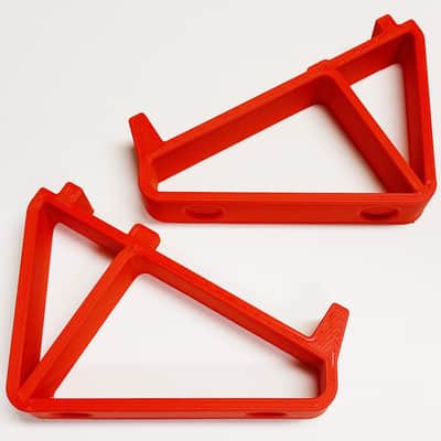 Red Color 30 Degree Angled Custom Made Stands For Roland Boutique TR-06 TR-08 TR-09 Drum Machine Synthesizer Sound Module - Made in USA image 3