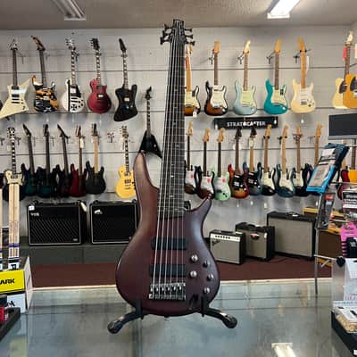 Ibanez SR506 Soundgear Series 6 String Electric Bass Made in Korea - Brown Mahogany image 2
