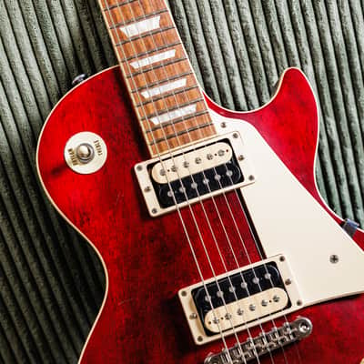 Gibson Les Paul Traditional Pro V Satin 2019 - Satin Wine Red image 4