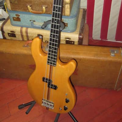 1979 Kramer DMZ4001 Electric Bass Natural w Original Hardshell Case image 1