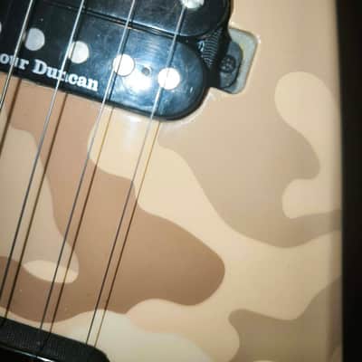 (With extra jumbo stainless steel frets) Jackson Concept Series Rhoads RR24-7 Desert Camo image 12
