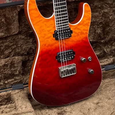 Jackson Pro Series SL2Q NECK THRU Soloist 2019 - Desert Sunset Sky - GATOR TSA HARDSHELL CASE image 5