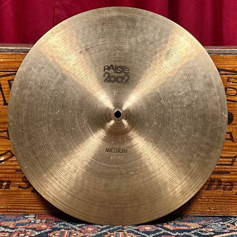16” Paiste 1976 Black Label 2002 Crash Cymbal 1120g *Video Demo* image 1